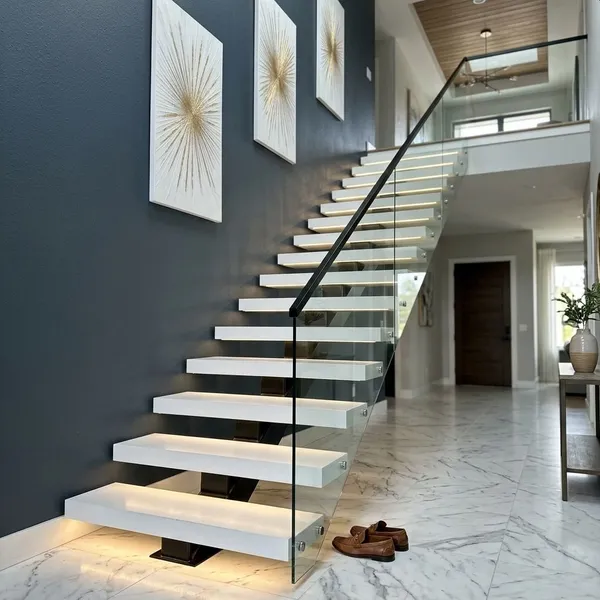 OBC permit drawings for a Toronto floating stair project