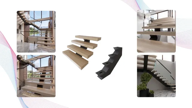 Tower ARC floating stair beam configuration in Toronto